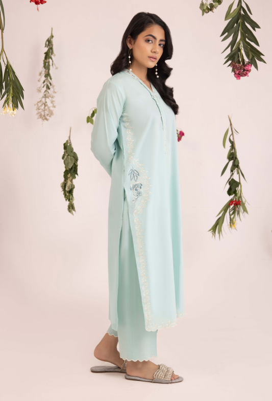 Pret 2 - D05 Lawn Pakistani Summer Dresses - Humdum - 2