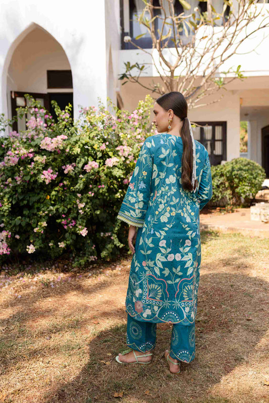 AZIN AC-02 Cotton Pakistani Summer Dresses - aabyaan - 2