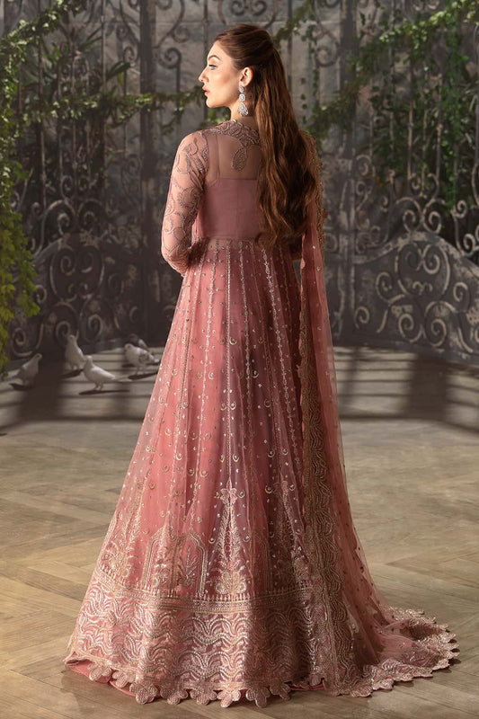 Rosa Raw Silk Pakistani Formal Dresses - Afrozeh - 2