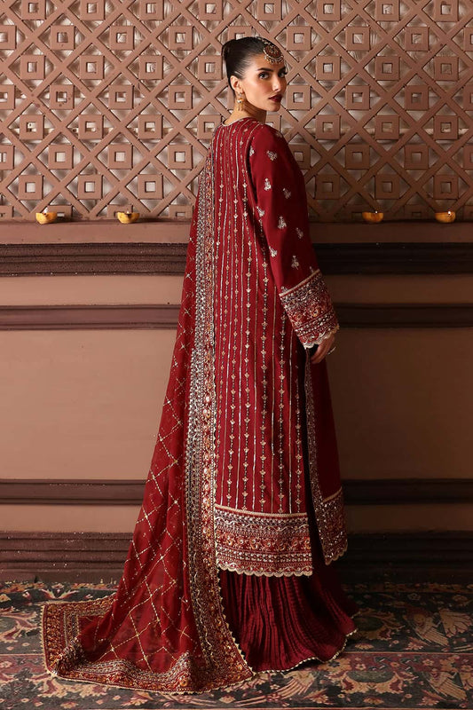 Naaz Raw Silk Pakistani Formal Dresses - Afrozeh - 2