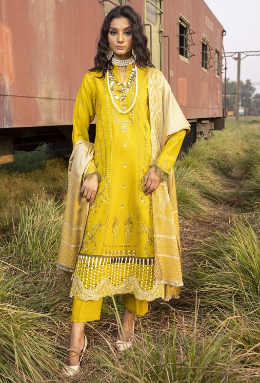 Rahgeer - D08 Jacquard Pakistani Winter Dresses - Humdum - 2