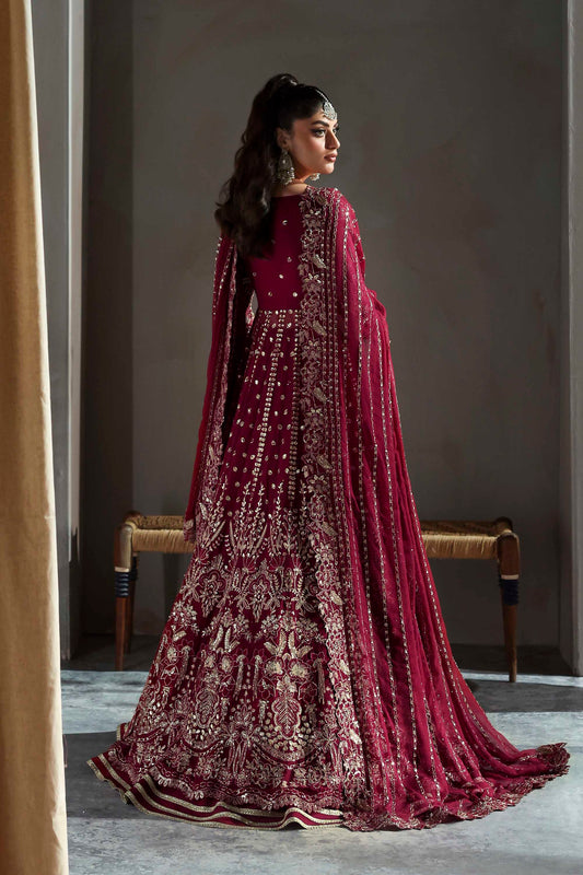 Mahroze Raw Silk Pakistani Formal Dresses - Akbar Aslam - 2