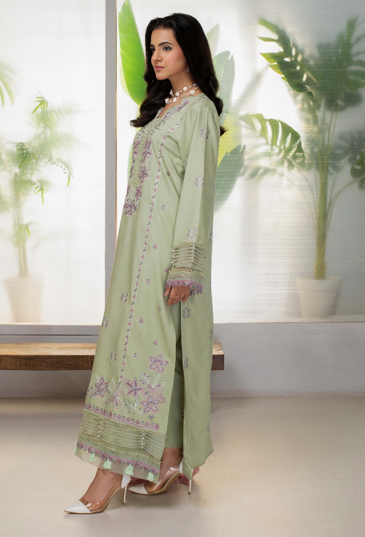ELLENA - D04 Chiffon Pakistani Winter Dresses - Humdum - 2