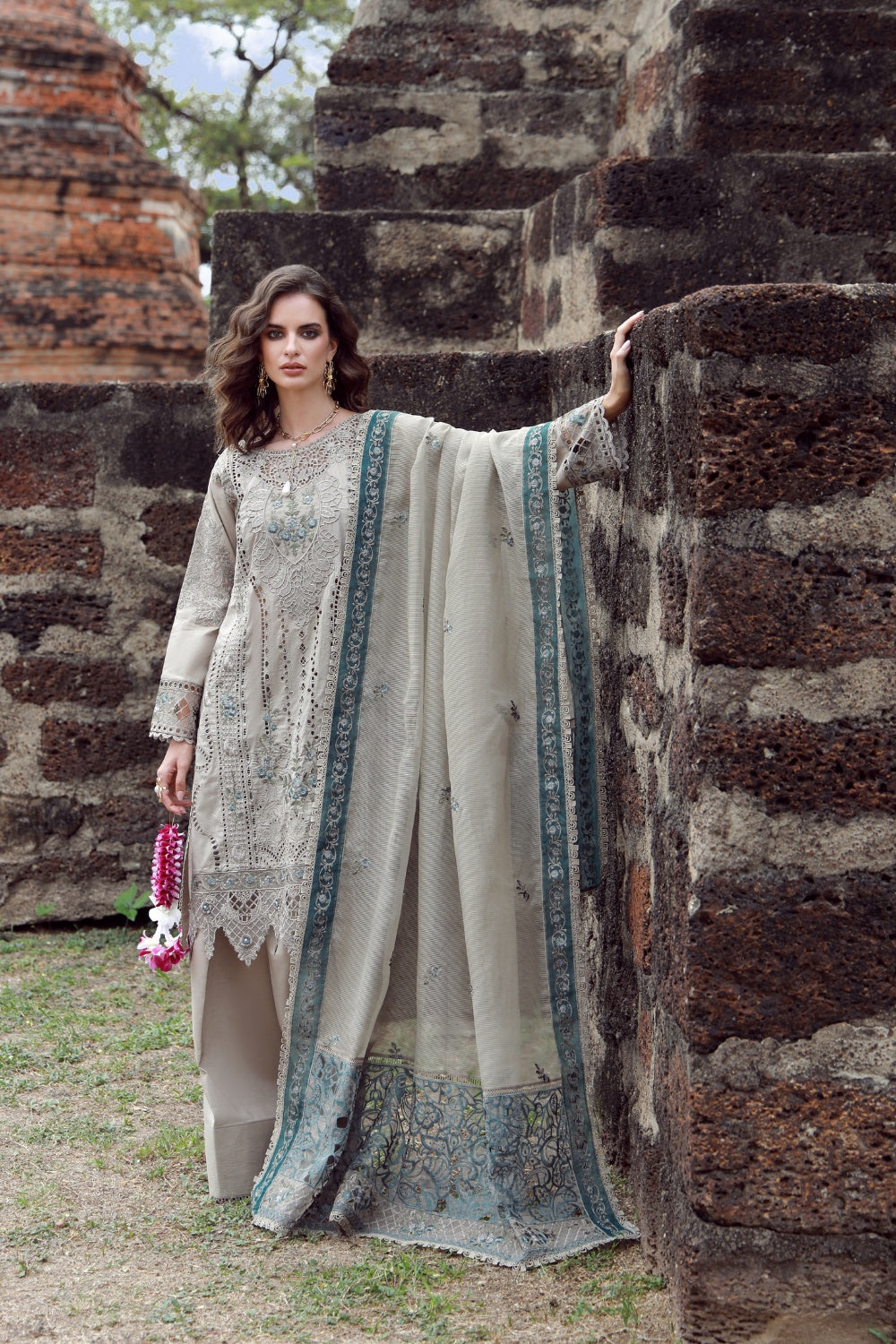 Grey Dusk Long Shirt With Trouser