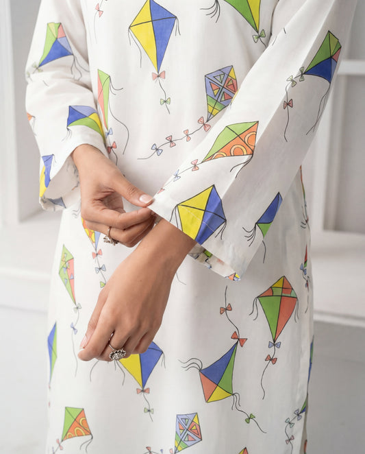 Basant Premium Fabric Pakistani Summer Dresses - Sahiba-clothing - 2
