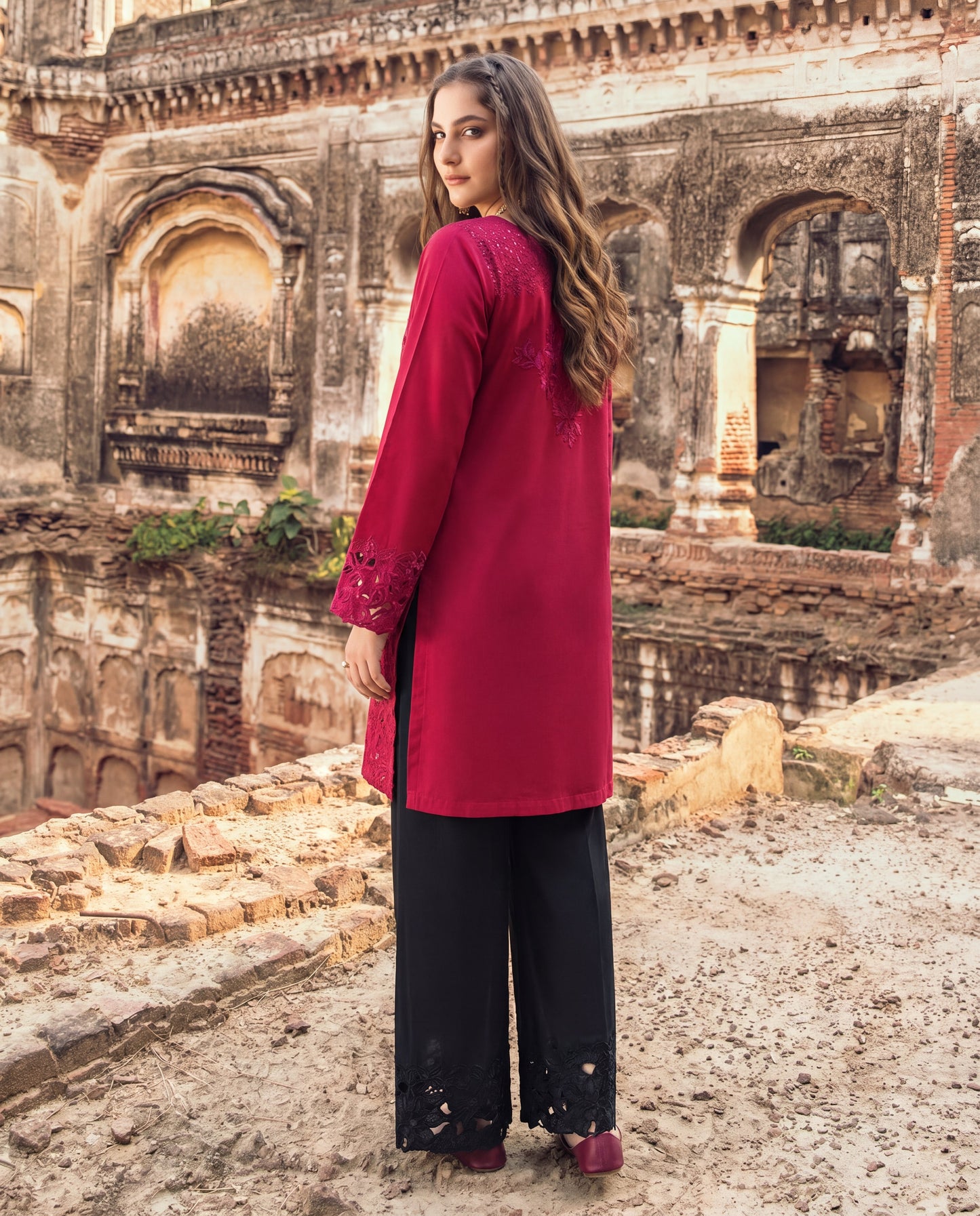 Creme Lawn Pakistani Summer Dresses - Sahiba-clothing - 6