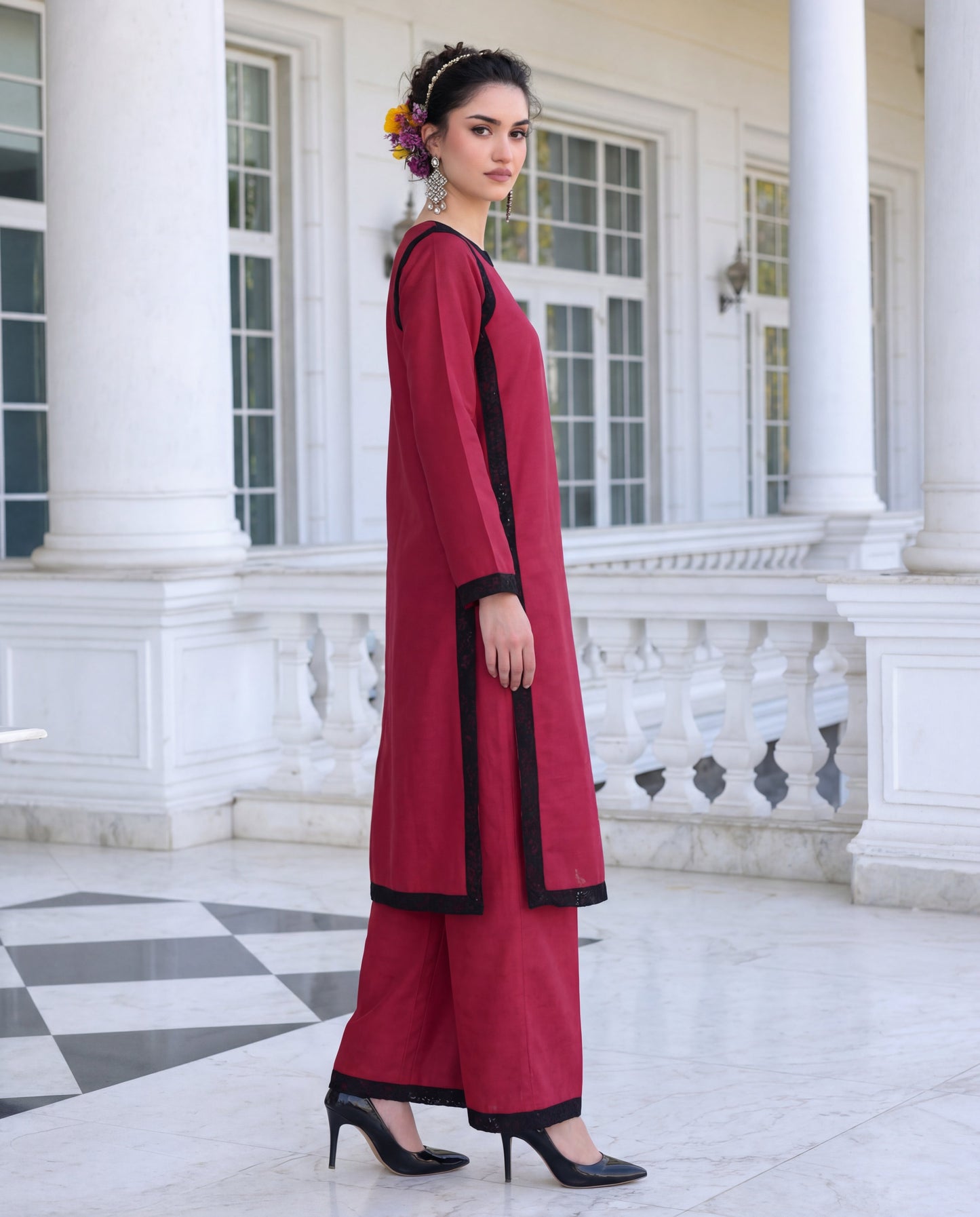 Veronica Premium Fabric Pakistani Summer Dresses - Sahiba-clothing - 7