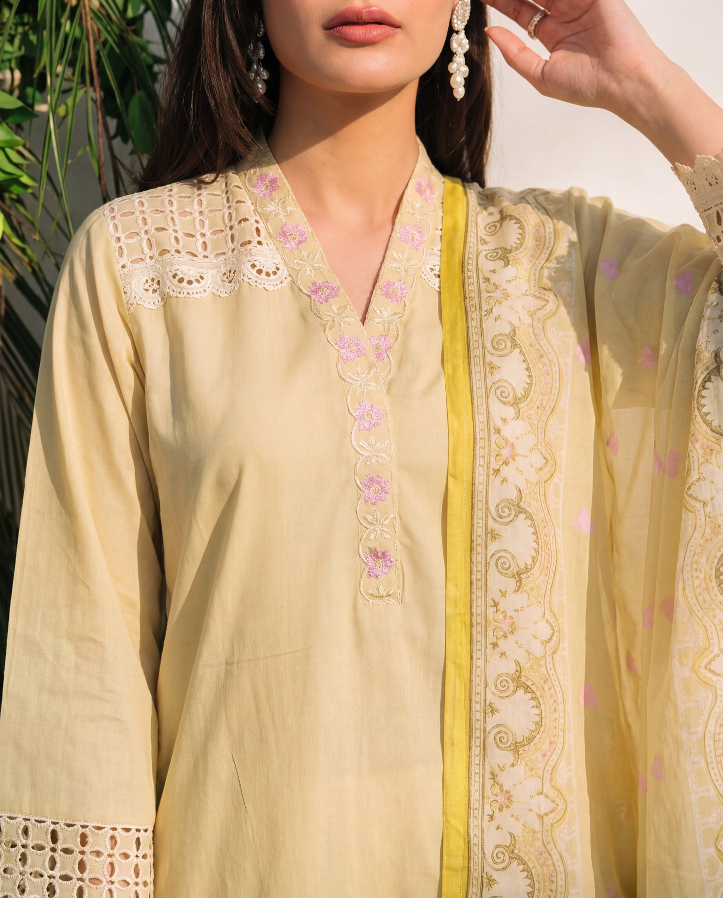 Nawshaba Premium Fabric Pakistani Summer Dresses - Sahiba-clothing - 7