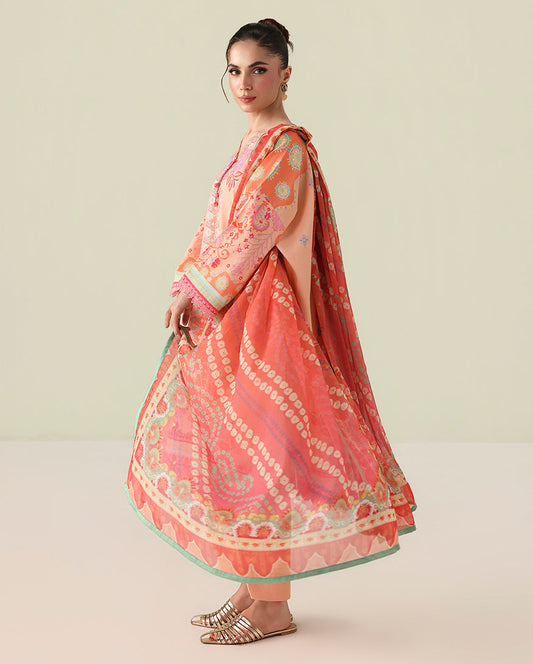 Warm Horizon Organza Women Clothing - Roheenaz - 2