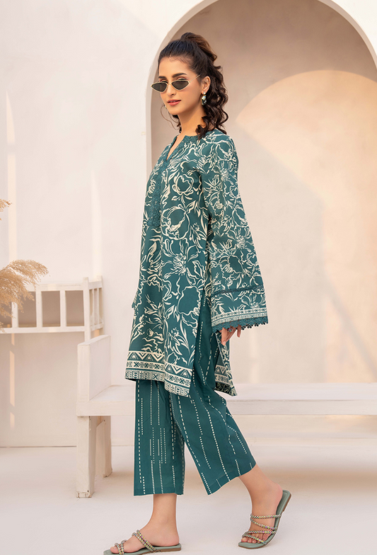 Freya - D10 Cotton Pakistani Summer Dresses - Humdum - 2