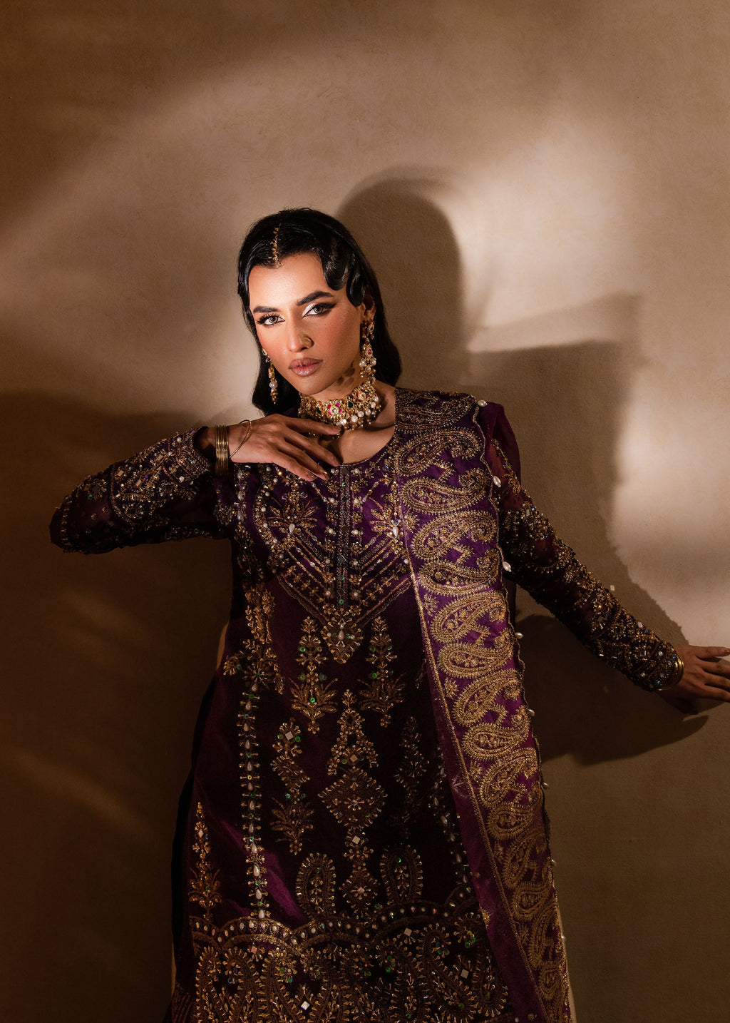 Yashfa Organza Pakistani Formal Dresses - Maria Osama Khan - 3
