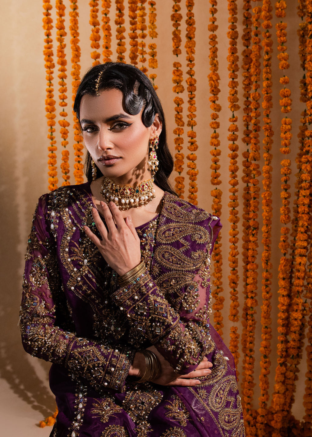 Yashfa Organza Pakistani Formal Dresses - Maria Osama Khan - 5