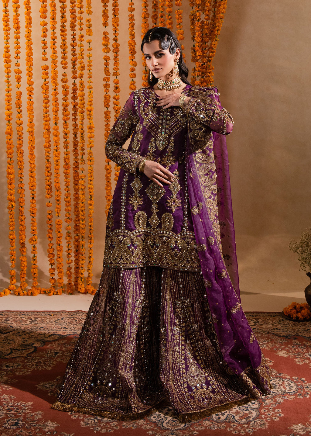 Yashfa Organza Pakistani Formal Dresses - Maria Osama Khan - 7