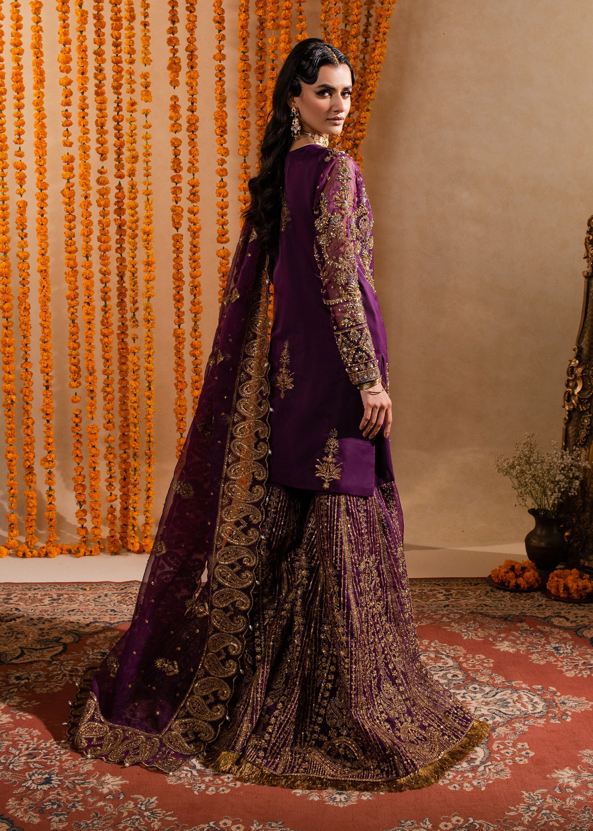 Yashfa Organza Pakistani Formal Dresses - Maria Osama Khan - 2