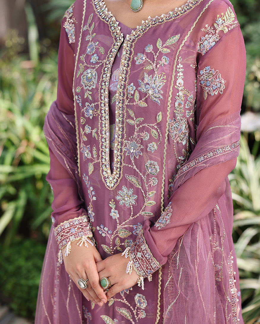 Arooj Raw Silk Women Clothing - Roheenaz - 4