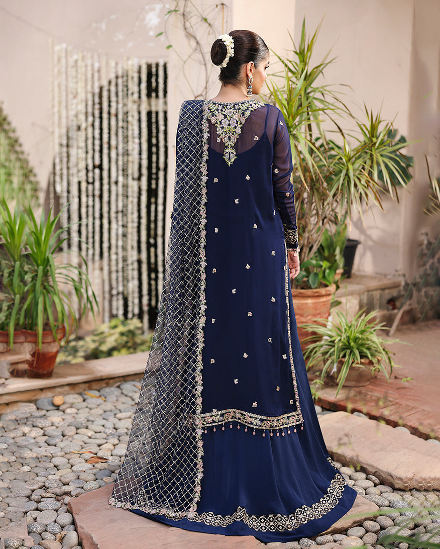 Nilofar Raw Silk Pakistani Formal Dresses - Roheenaz - 4