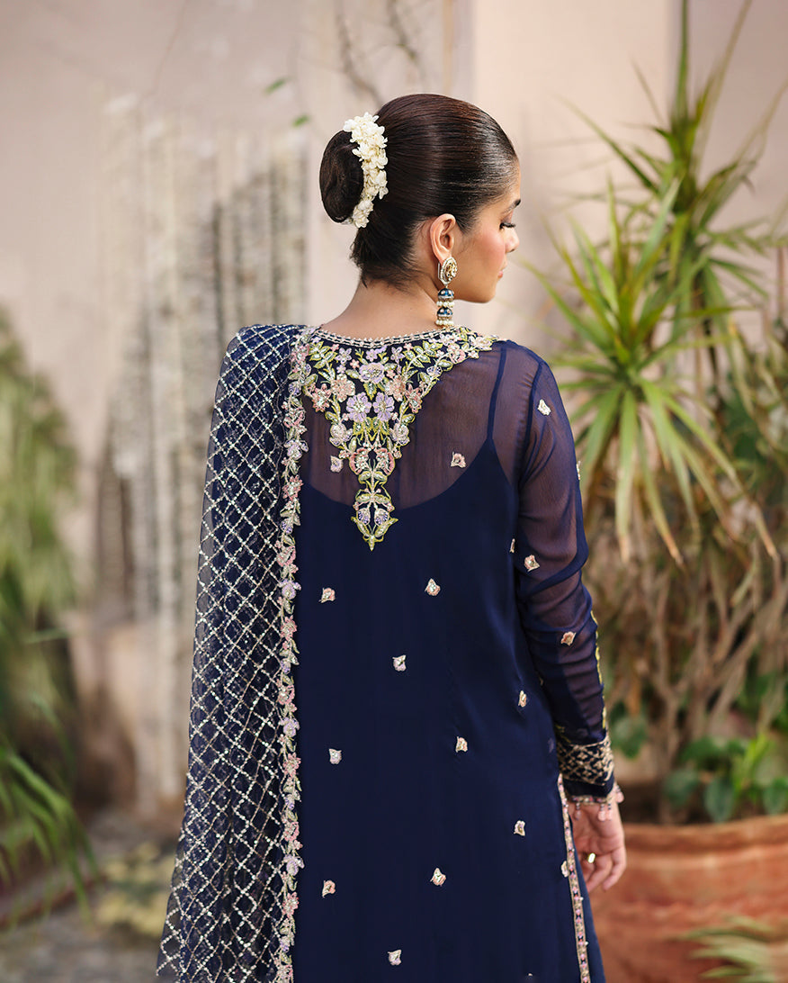 Nilofar Raw Silk Pakistani Formal Dresses - Roheenaz - 5