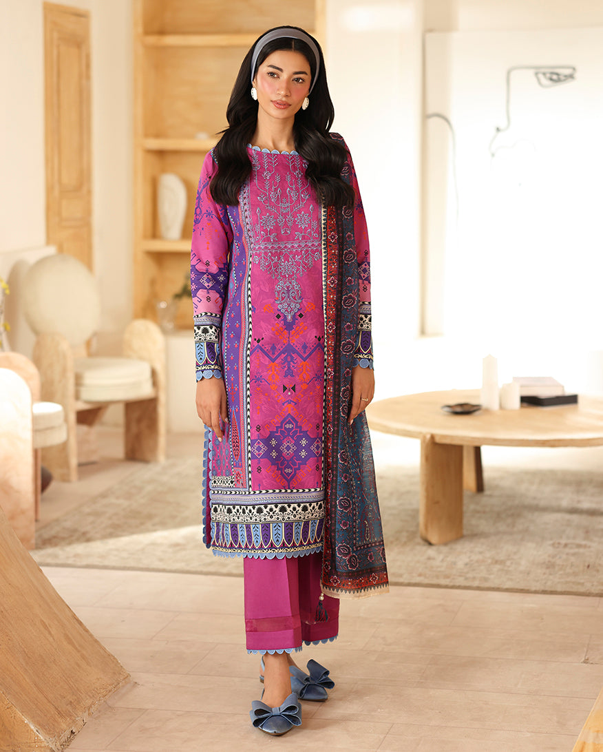 Irha Organza Pakistani Summer Dresses - Roheenaz - 1
