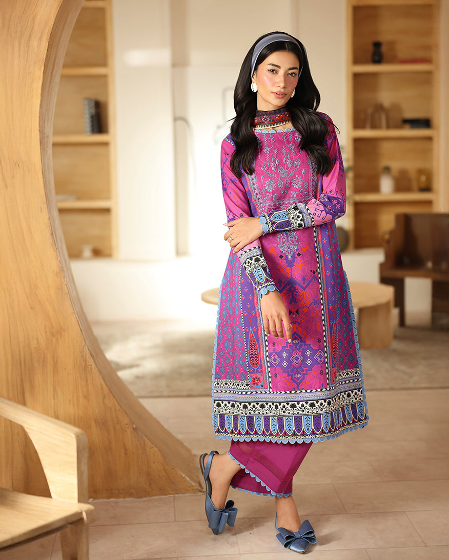 Irha Organza Pakistani Summer Dresses - Roheenaz - 3