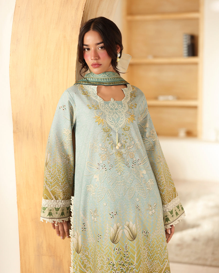 Zirwa Organza Pakistani Summer Dresses - Roheenaz - 3