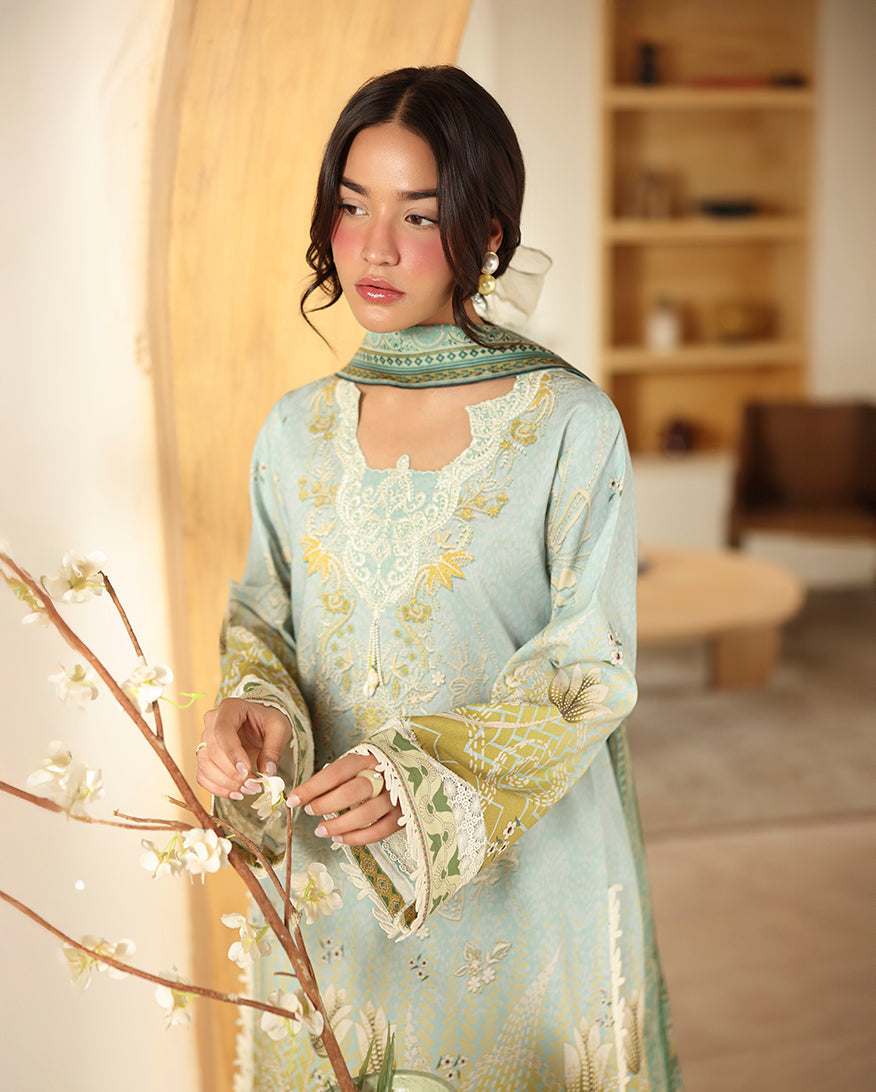 Zirwa Organza Pakistani Summer Dresses - Roheenaz - 4