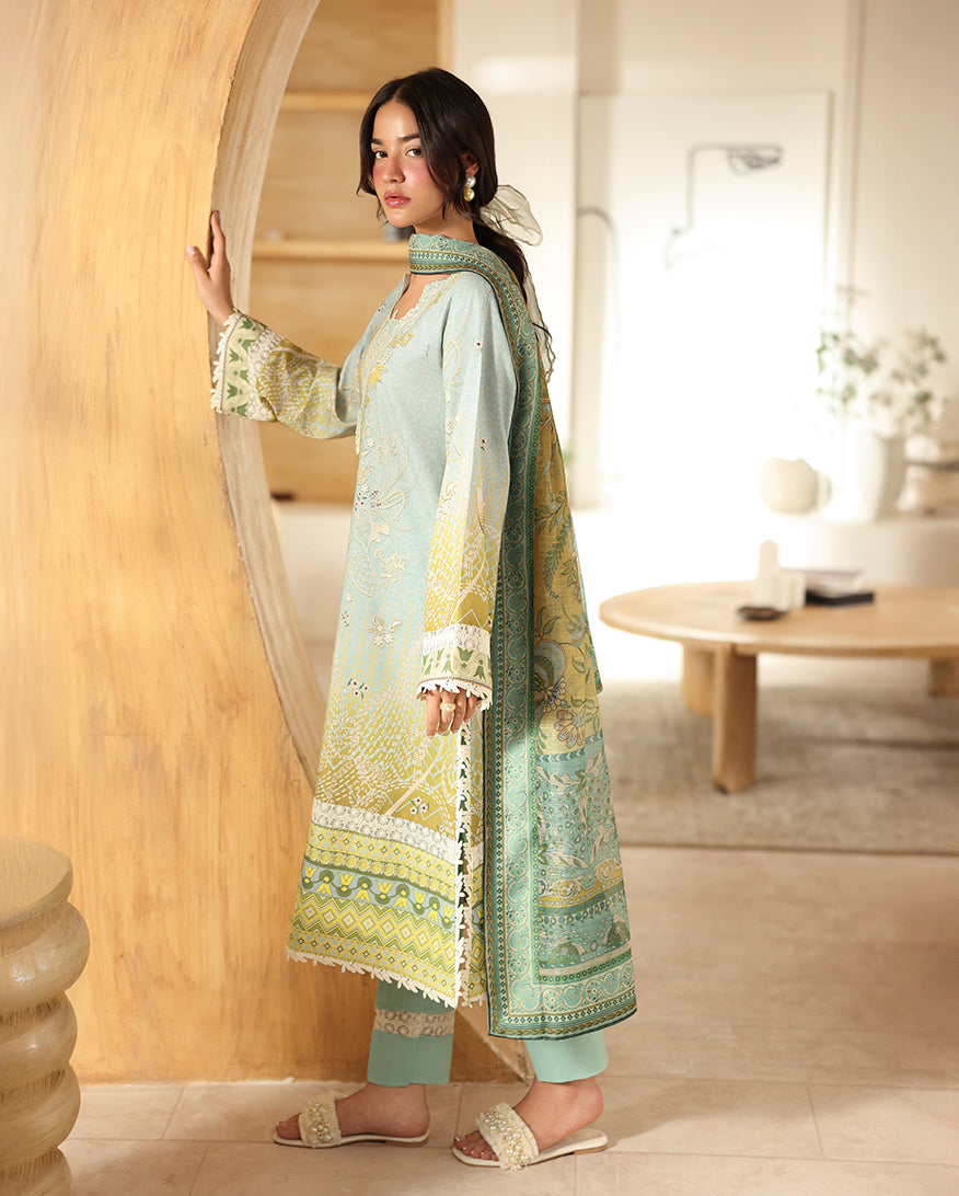 Zirwa Organza Pakistani Summer Dresses - Roheenaz - 5