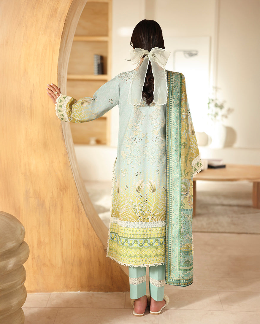 Zirwa Organza Pakistani Summer Dresses - Roheenaz - 6