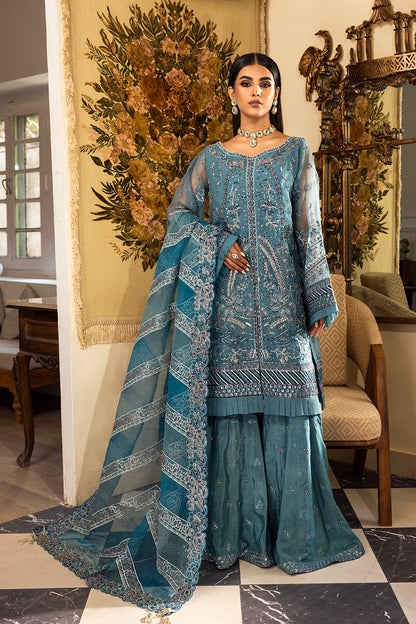 LP-04 Roshany Raw Silk Pakistani Formal Dresses