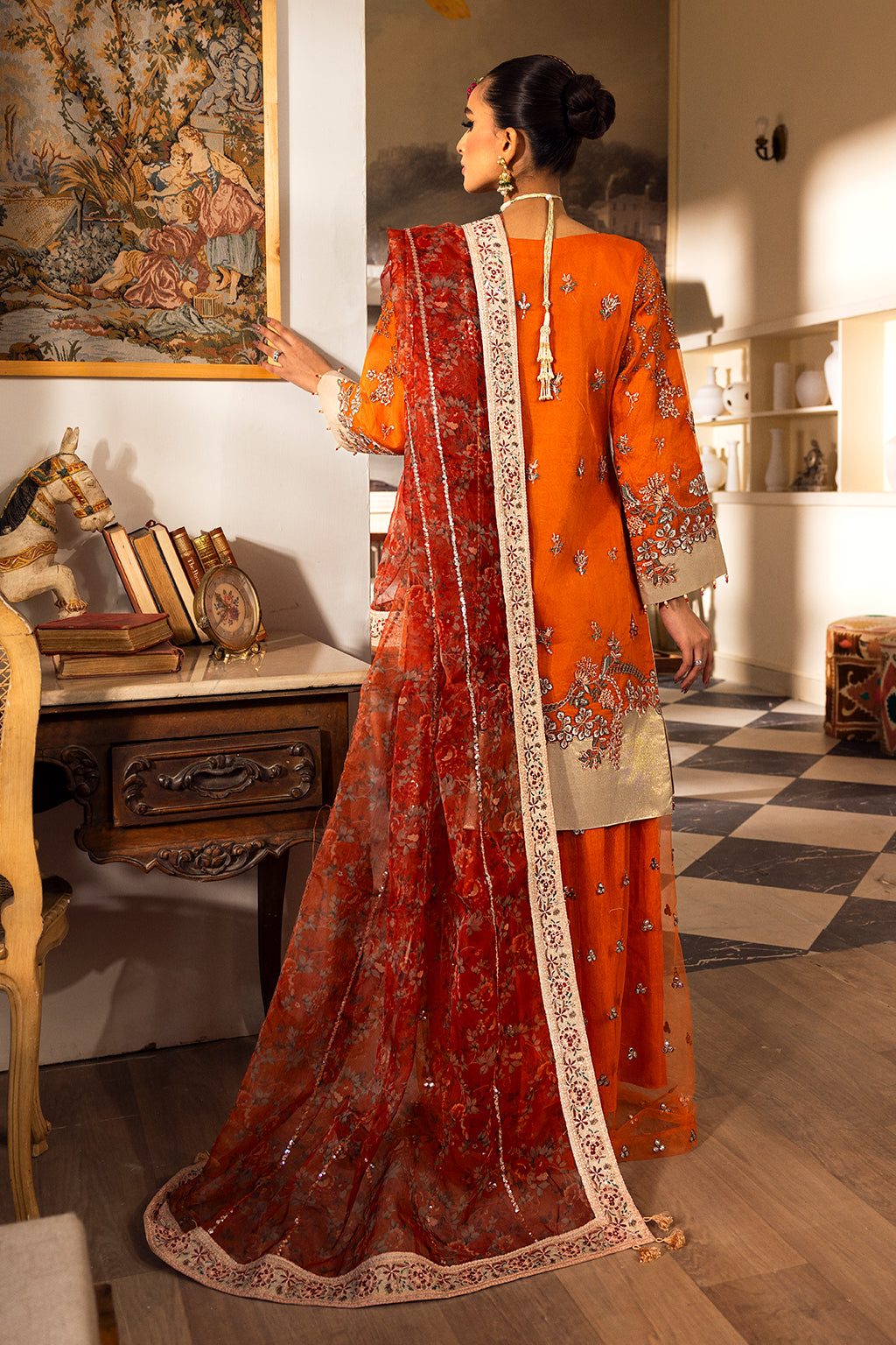 LP-07 Mastani Raw Silk Pakistani Formal Dresses