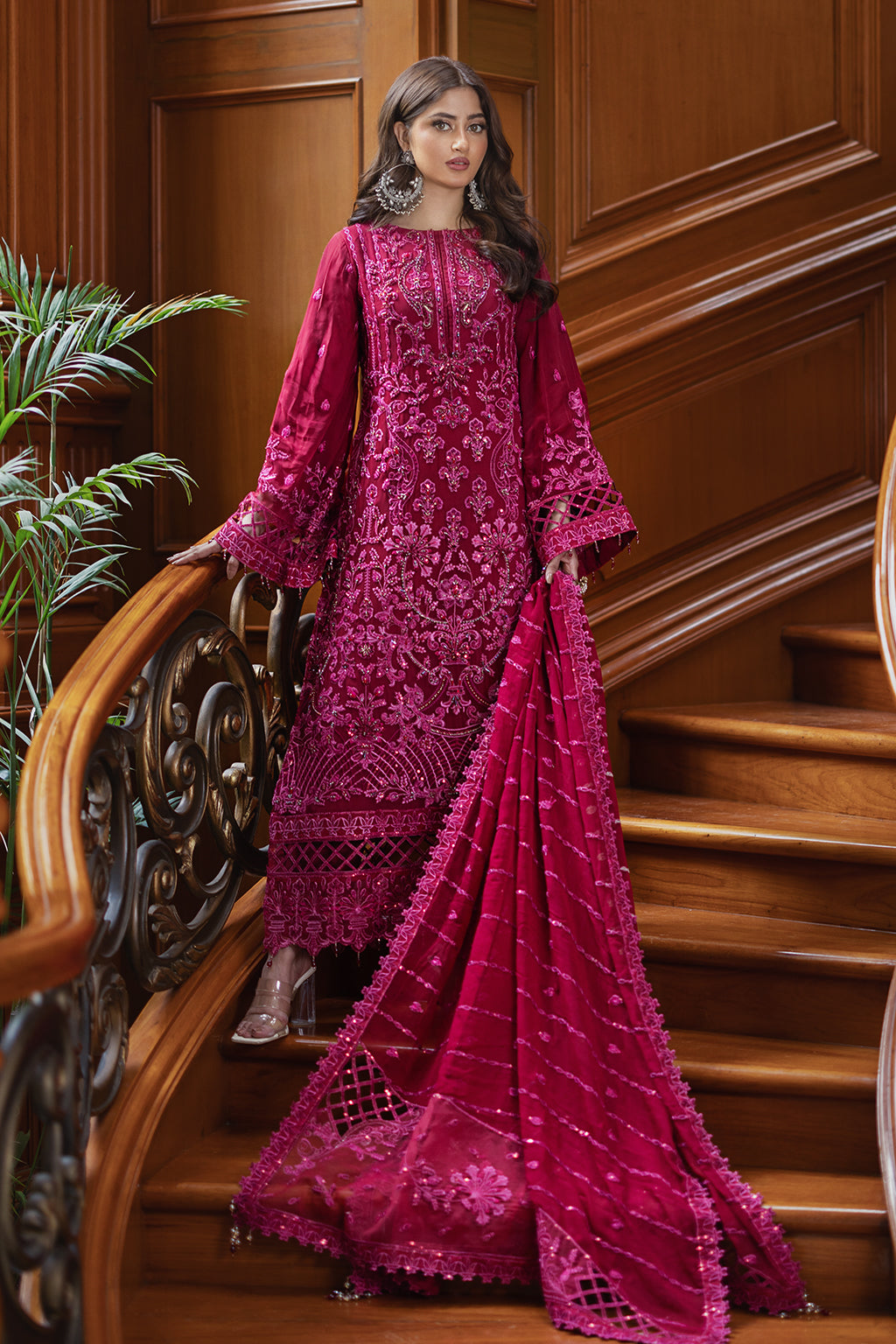 AT-03 MAISHA Embroidered Pakistani Dress