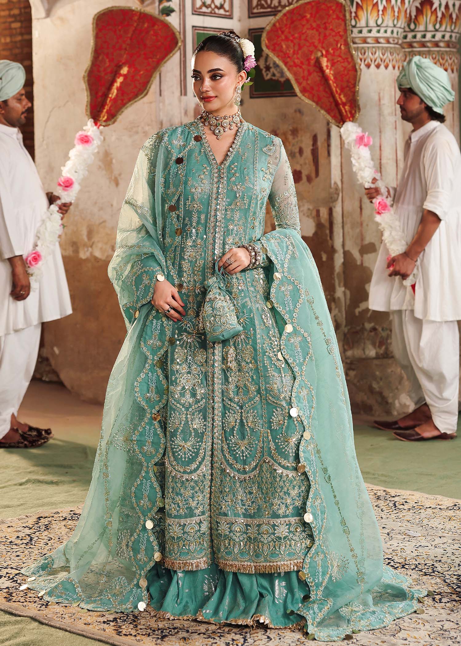 ROOHI Raw Silk Pakistani Formal Dresses