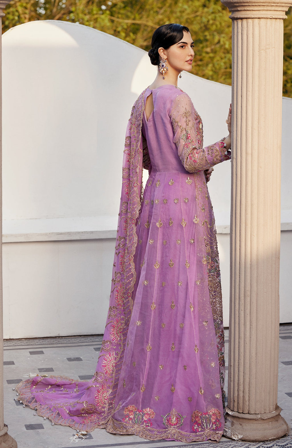 GITI Raw Silk Pakistani Formal Dresses - Emaan Adeel - 2