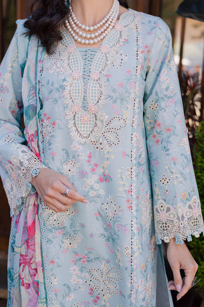 ZARMINAH (AV-01) Chiffon Pakistani Summer Dresses - aabyaan - 4