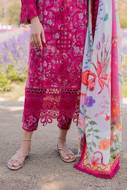 FARYAL (AV-08) Silk Pakistani Summer Dresses - aabyaan - 3