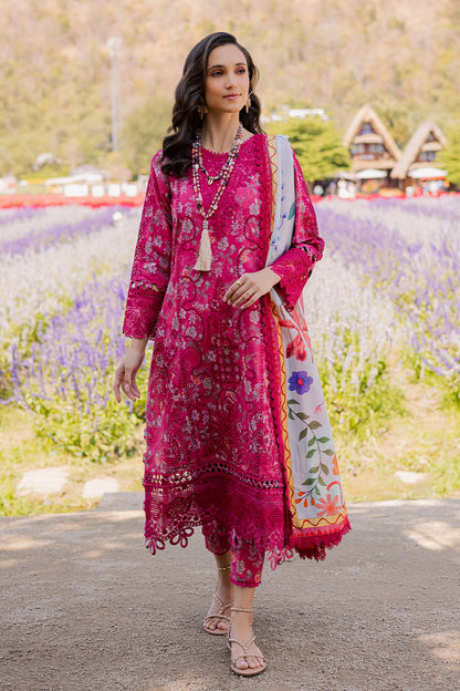 FARYAL (AV-08) Silk Pakistani Summer Dresses - aabyaan - 1