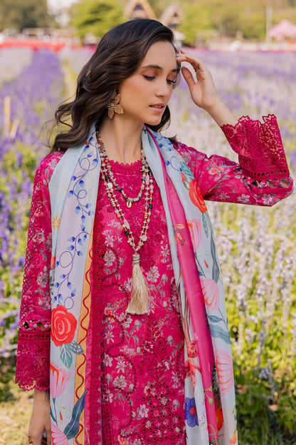 FARYAL (AV-08) Silk Pakistani Summer Dresses - aabyaan - 5