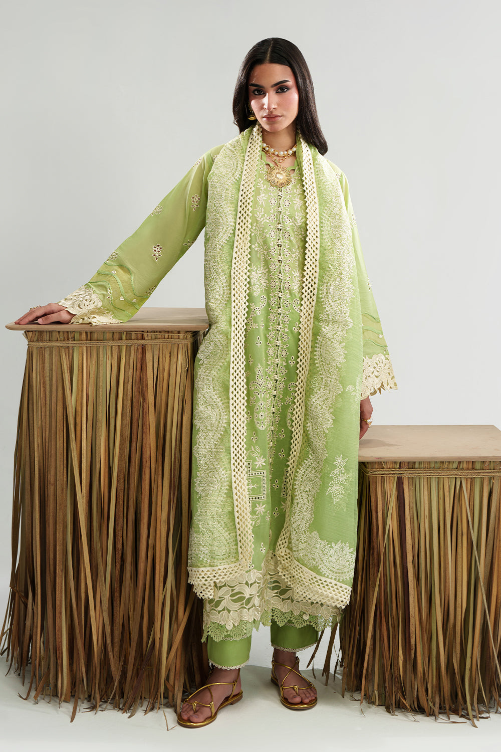 VERDAN (AD-03) Organza Pakistani Formal Dresses - aabyaan - 2