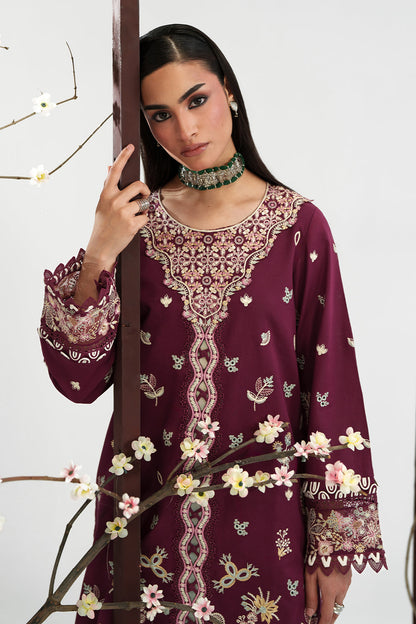 VELOUR (AD-01) Chiffon Pakistani Formal Dresses - aabyaan - 4