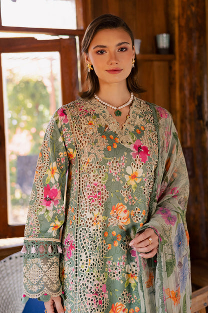 AURA (AV-10) Chiffon Pakistani Summer Dresses - aabyaan - 3