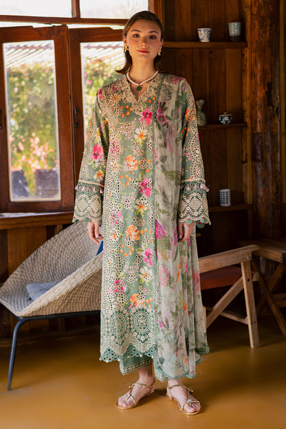AURA (AV-10) Chiffon Pakistani Summer Dresses - aabyaan - 1