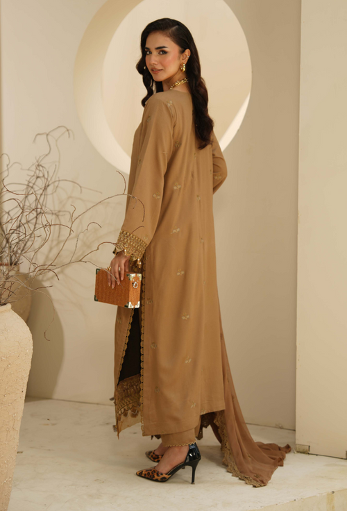 Mushak - D06 Chiffon Pakistani Winter Dresses - Humdum - 2