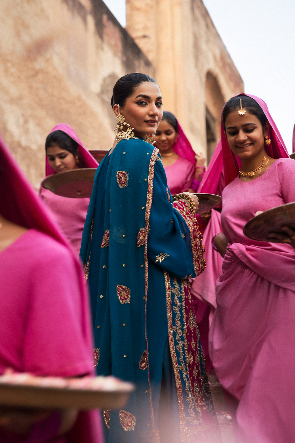 VELANIS Embroidered Pakistani Dress