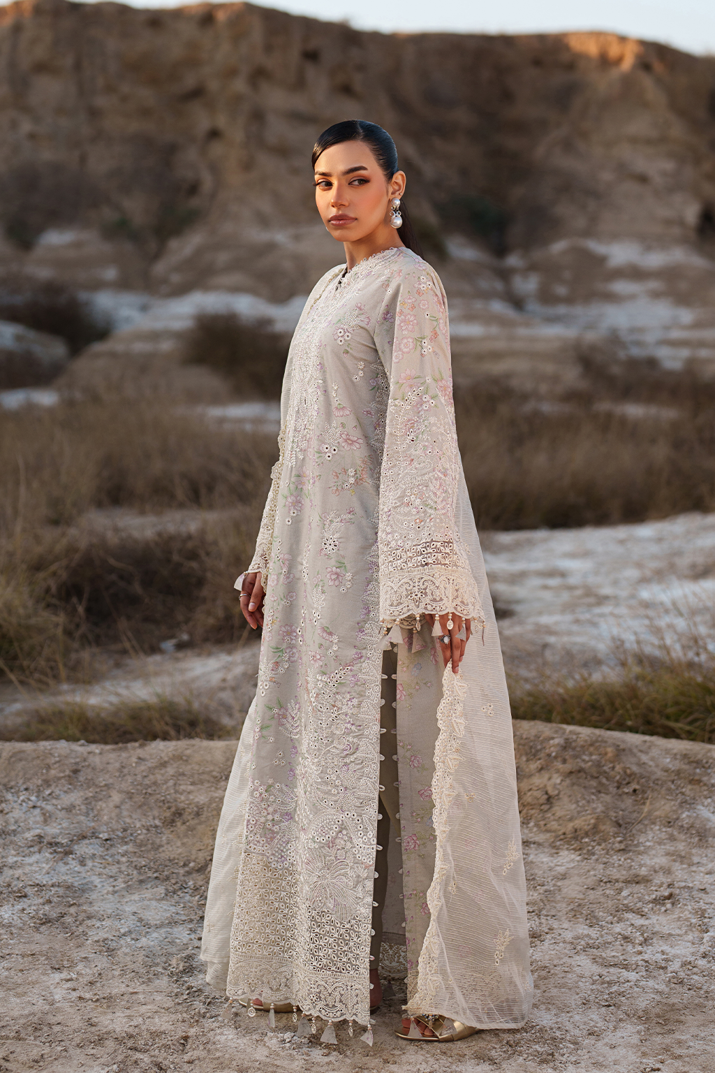 MEHVES Pakistani Designer Dress