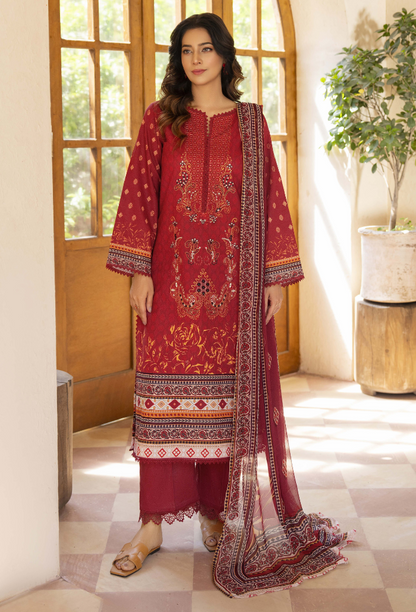 Zarwisha-D04 Chiffon Pakistani Summer Dresses - Humdum - 2