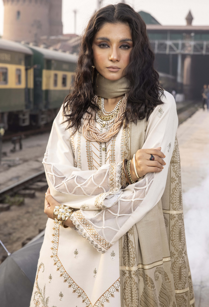 Rahgeer - D04 Jacquard Pakistani Winter Dresses - Humdum - 3