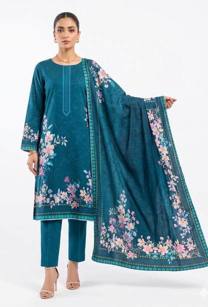 Floral - D07 Lawn Pakistani Summer Dresses - Humdum - 1