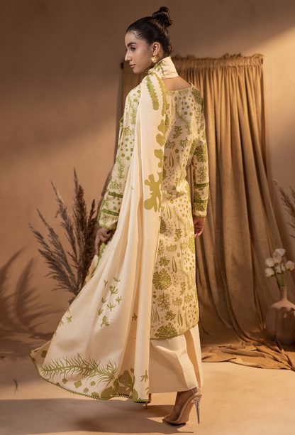 Raya - D07 Khaddar Pakistani Winter Dresses - Humdum - 2