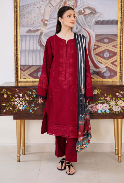 Serene - D05 Premium Fabric Pakistani Winter Dresses - Humdum - 1