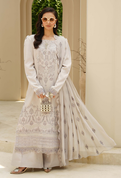 Mushak - D07 Chiffon Pakistani Winter Dresses - Humdum - 1