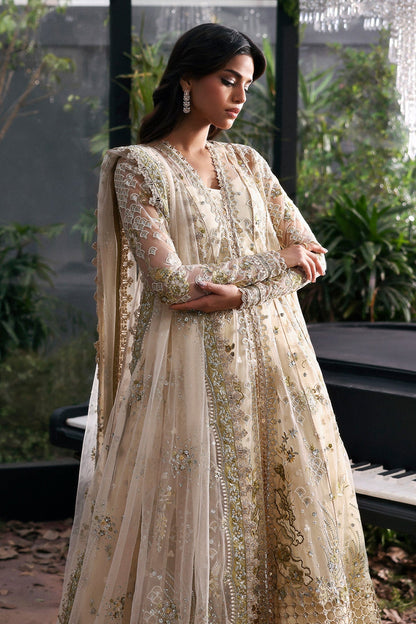Fleurie Raw Silk Pakistani Formal Dresses - Afrozeh - 4